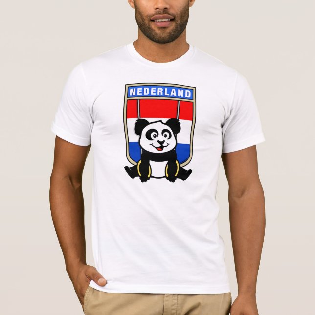 Camiseta Anillos de Países Bajos Panda (Anverso)