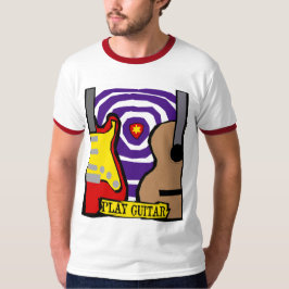 Camiseta Anillos púrpuras eléctricos y acústicos de la