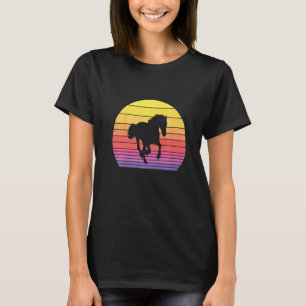 Camiseta Anim Retro Vintage Aplastado 60s 70s Atardecer Ani