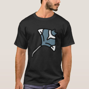 Camiseta Anima de agua del océano vintage de Stingray Manta