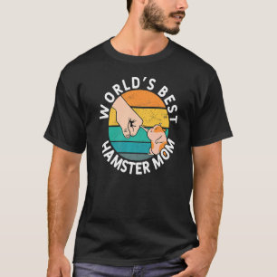 Camiseta Anima de la mejor hámster de mamá del mundo retro