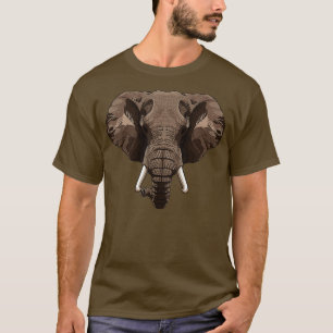 Camiseta Anima De La Vida Silvestre De Los Elefantes