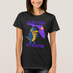 Camiseta Anima del zoológico cocodrilo de cocodrilo de Flor