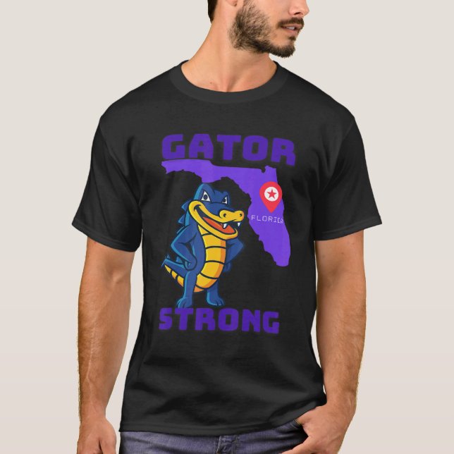 Camiseta Anima del zoológico cocodrilo de cocodrilo de Flor (Anverso)