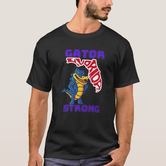 Camiseta Anima del zoológico cocodrilo de cocodrilo de Flor (Anverso)