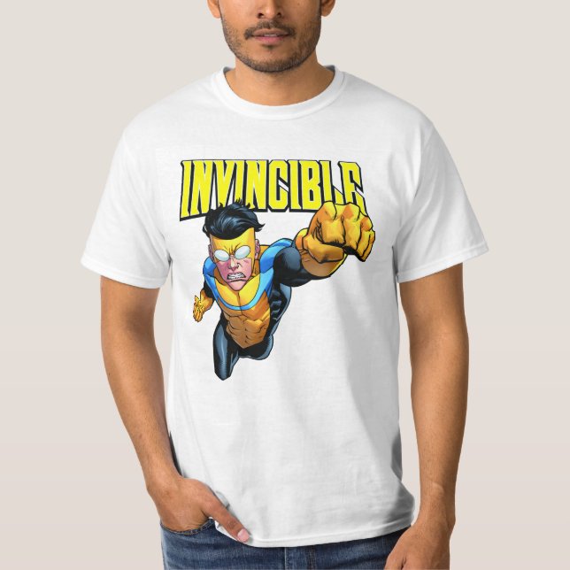 Camiseta Animación cómica invencible (Anverso)