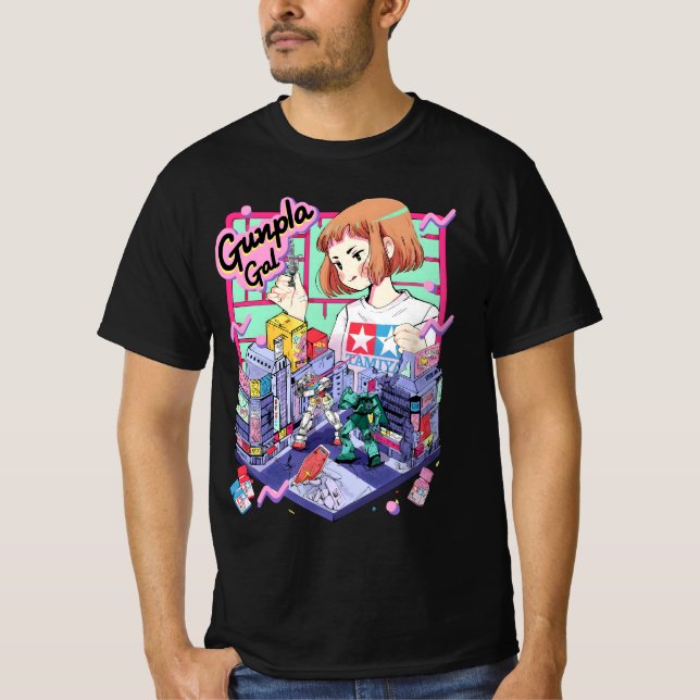 Camiseta Animación de Gundam (Anverso)
