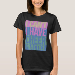 Camiseta Animación de la práctica animadora Cheerled Distre