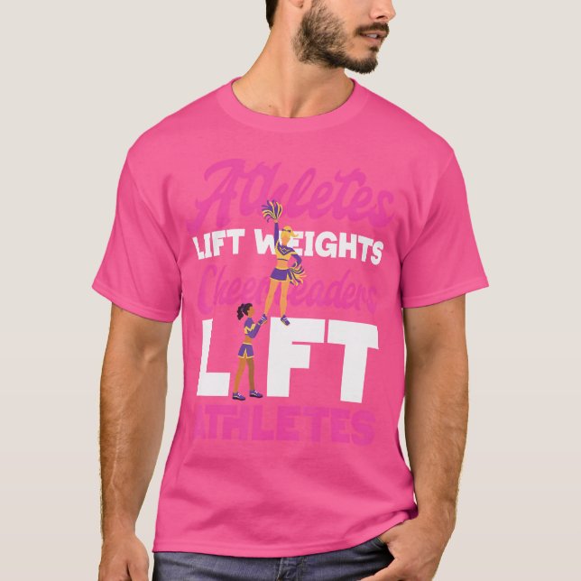 Camiseta Animación de los atletas animadores Lift Weights C (Anverso)