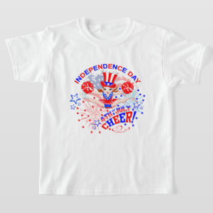 Camiseta Animación, Día de la Independencia, 4 de julio, Sa