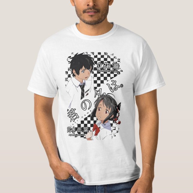Camiseta Animación facial Mitsuha Miyamizu (Anverso)