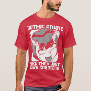 Camiseta Animación gótica más que simple chica personalizad