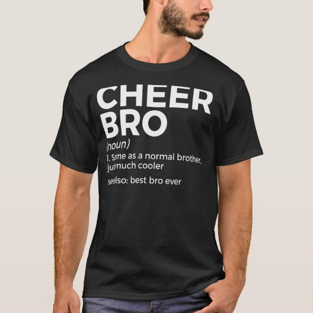 Camiseta Animación por definición de Bro Cheerled 1 (Anverso)
