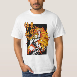 Camiseta Animación Retro kyojuro rengoku
