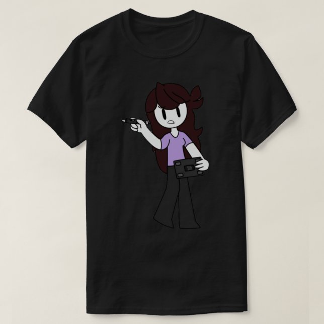 Camiseta animaciones de jaiden (1) (Diseño del anverso)