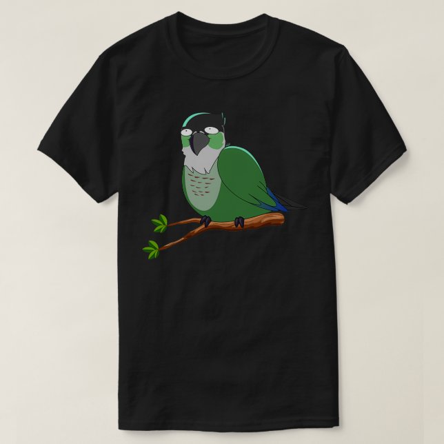 Camiseta Animaciones de Jaiden verde lindo ojos graciosos p (Diseño del anverso)