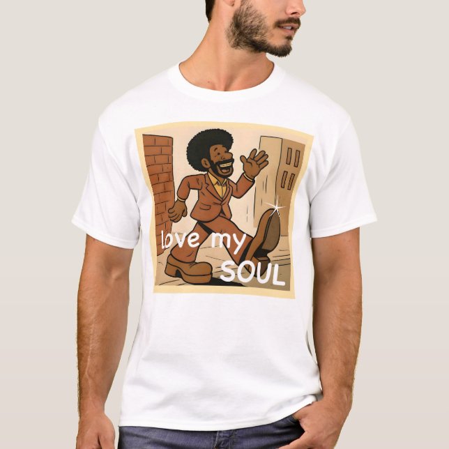 Camiseta animada de amor a mi alma (Anverso)