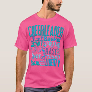 Camiseta Animada Porrista Movimientos de Aplausos Azules Co