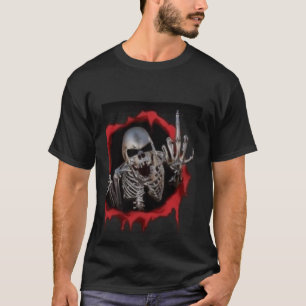 Camiseta Animado-Cráneo