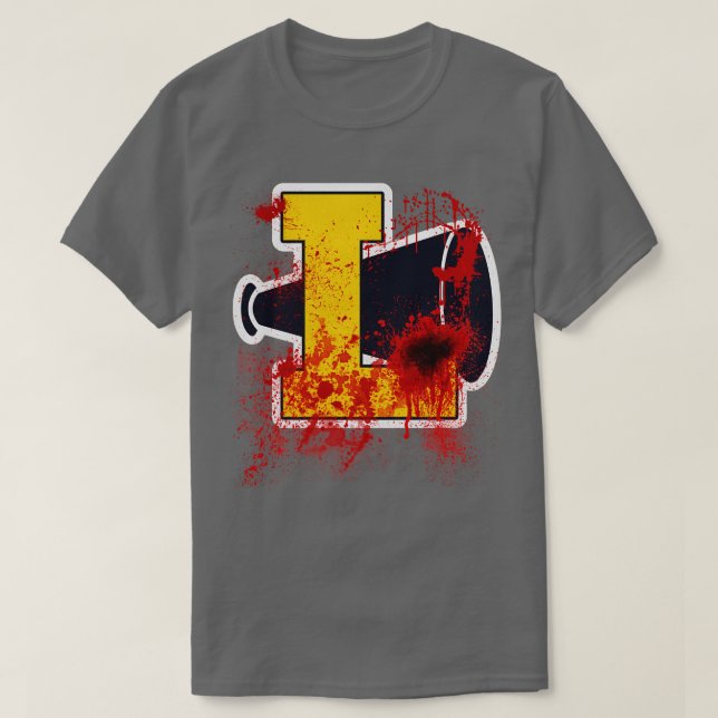 Camiseta Animador Campamento de Poms Sangrientas (Diseño del anverso)