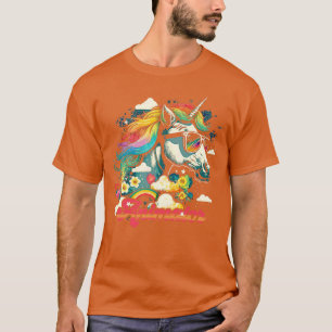 Camiseta Animador de Rainbow Unicorn