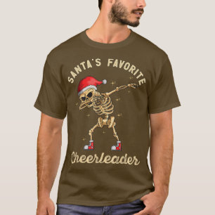 Camiseta Animador favorito de Santa Lucía Dabbing Skeleton