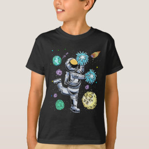 Camiseta Animadora Astronauta Animadora Porrista Chico