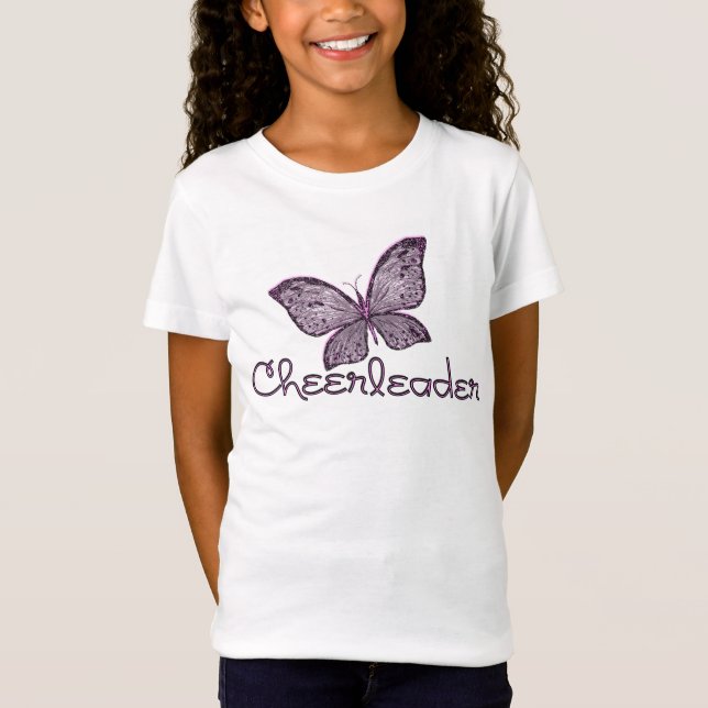 Camiseta Animadora de la mariposa (Anverso)