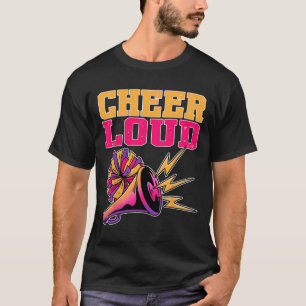 Camiseta Animadora de porristas Alegre Divertida Animando 