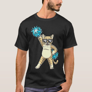 Camiseta Animadora Gato Porrista Gato Animador Porristas