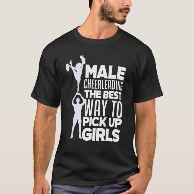 Camiseta Animadora masculina masculina (Anverso)