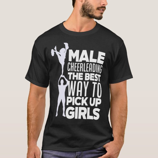Camiseta Animadora masculina masculina (Anverso)