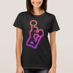 Camiseta Animadora Porrista Chica Mujeres Niños Porristas 