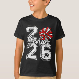 Camiseta Animadora Senior Cl 2026 Pompon Rojo Cheerlead 202