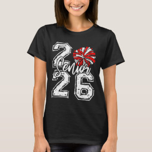 Camiseta Animadora Senior Cl 2026 Pompones Rojos Cl 2026 Ch