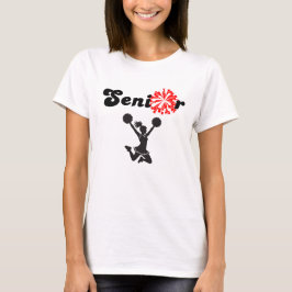 Camiseta Animadora Senior de Doble Cara Roja y Blanca