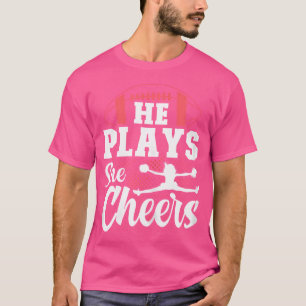 Camiseta Animadora y Mamá de Fútbol de Ambos Porristas de F
