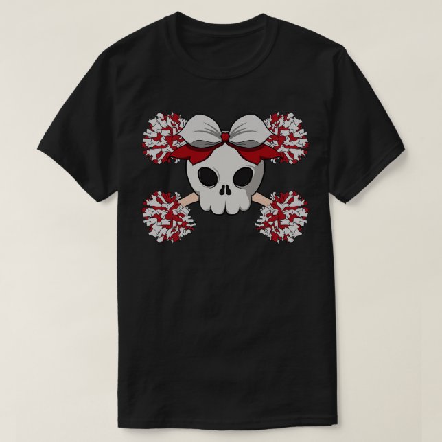 Camiseta Animadores tripulación Jolly pirata bandera sin tí (Diseño del anverso)