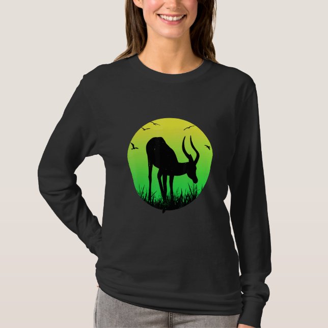 Camiseta Animal africano de Impala (Anverso)