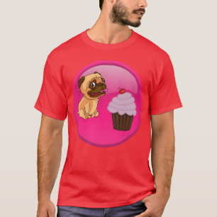 Camiseta animal anime dibujos animados perro pastelito cere