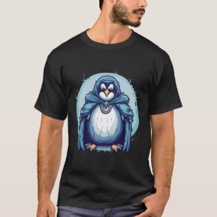 Camiseta Animal antártico Kawaii Coon Penguin Wizard