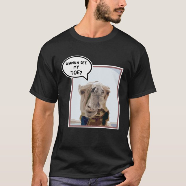 Camiseta Animal artístico de camello (Anverso)