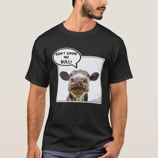 Camiseta Animal artístico de vaca divertida, sin hoodie de  (Anverso)