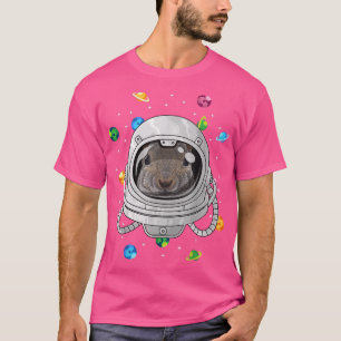 Camiseta Animal Astronauta de ardilla Profundo En La Univer