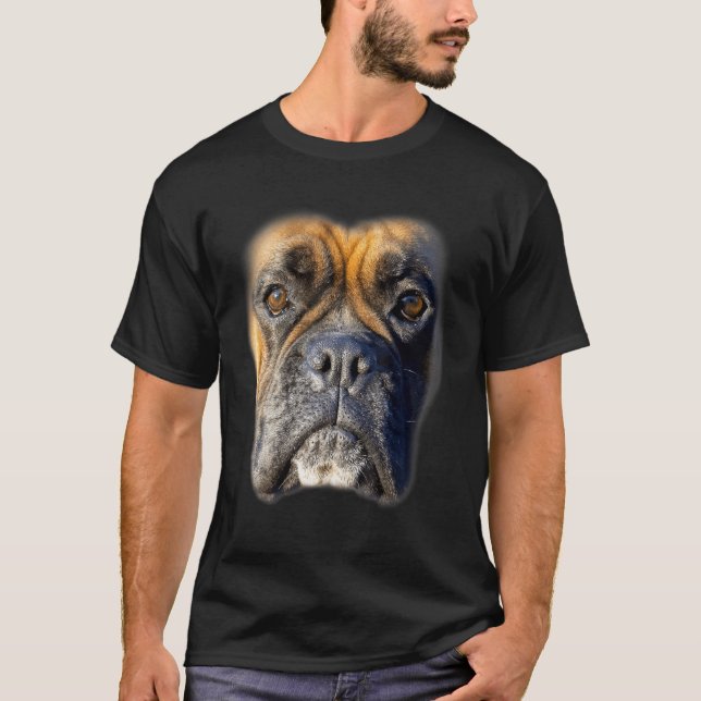 Camiseta Animal Boxer Face Dog (Anverso)