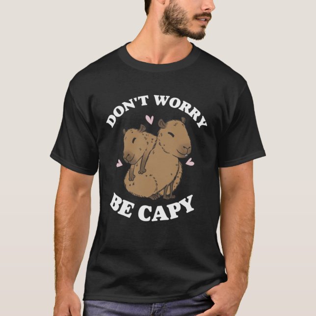 Camiseta Animal capy Capybara (Anverso)