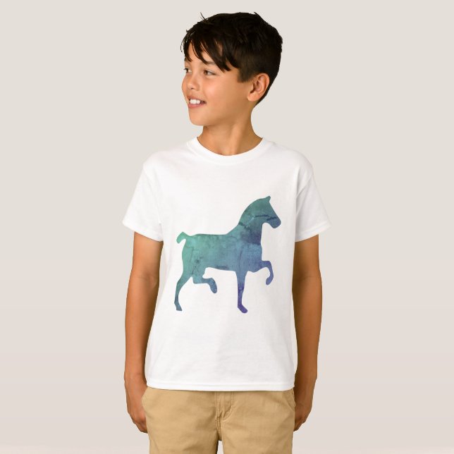 Camiseta animal colorida (Anverso completo)