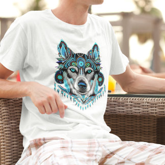 Camiseta animal con espíritu de perro