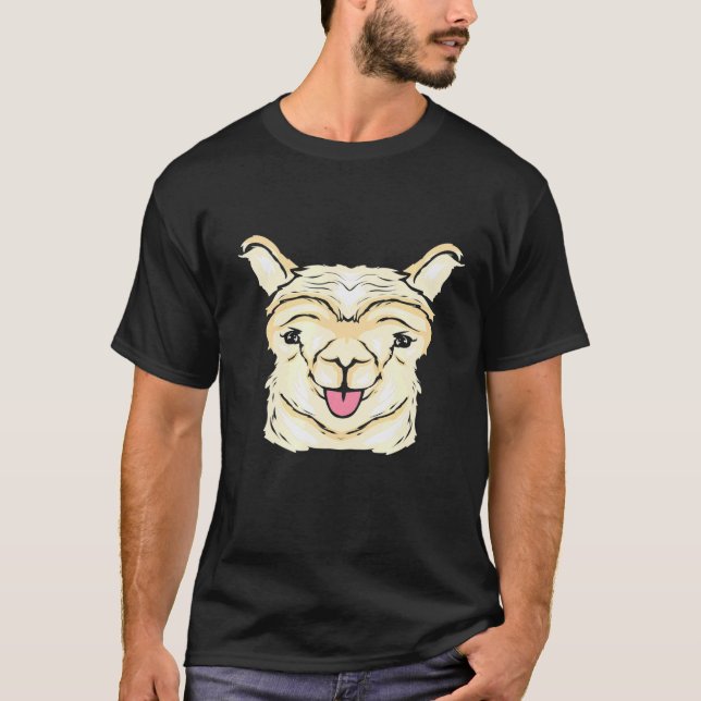 Camiseta Animal con Llama Camello (Anverso)