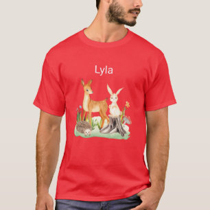 Camiseta Animal conejo erizo amigos Lyla
